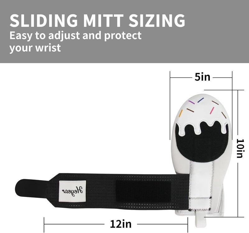 Heyear Baseball Sliding mitt, Sliding Mitt for Youth, Baseball Softball Glove for Hand Protection, Breathable and Durable, Adjustable Elastic Wrist Strap, Ambidextrous Design - Image 2